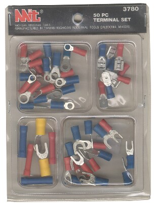 ELECTRIC  TERMINAL, 50 PCS/BAG HET014