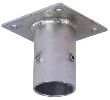 LEG SOCKET, WHITE METAL HHUG013
