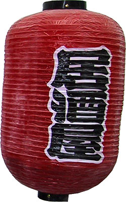 LANTERN, WINE HOUSE, RED, M (2 SIDED) JDELT008