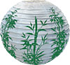 [ LANTERN (GREEN BAMBOO), 16"X16" ]