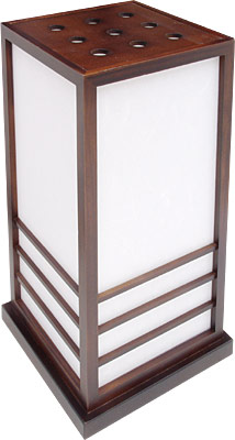 [ LAMP, TABLE TOP, NIKKO, WALNUT ]