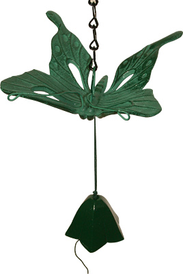 [ WINDBELL, CAST IRON, BUTTERFLY ]
