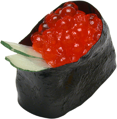 [ DISPLAY SUSHI IKURA, SALMON RO ]