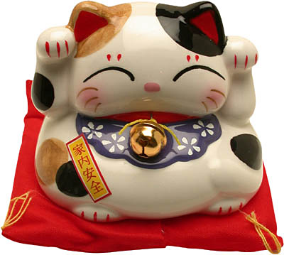 [ FORTUNE CAT, BANK, WHITE, 3
