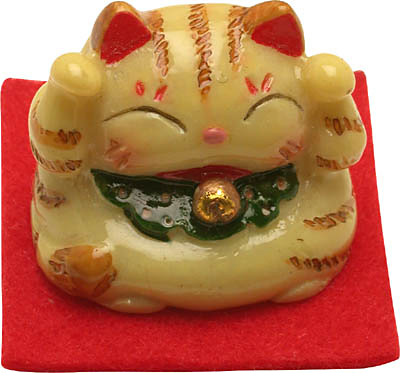 [ FORTUNE CAT, MINI, YELLOW,  7/ ]