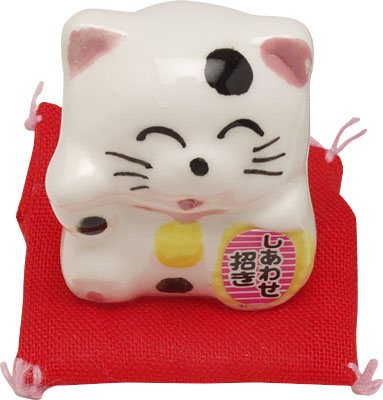 [ FORTUNE CAT, MINI, WHITE, 1