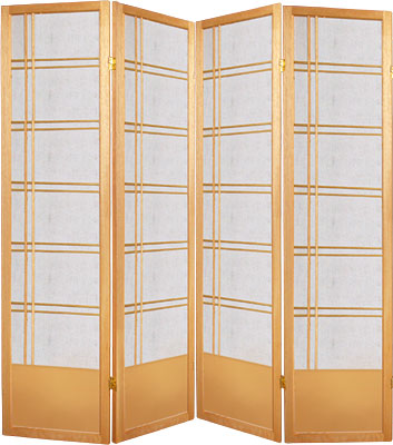 SCREEN, 4 PANELS OF 83