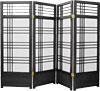 [ SCREEN, 4 PANELS OF 48" X 17.5", BLACK ]