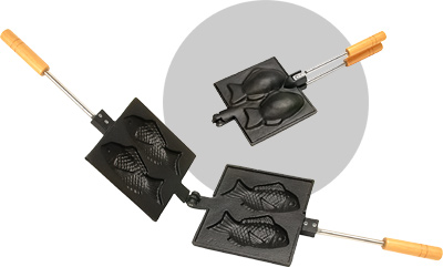 [ GRILL PAN TAIYAKI, CAST IRON,  ]