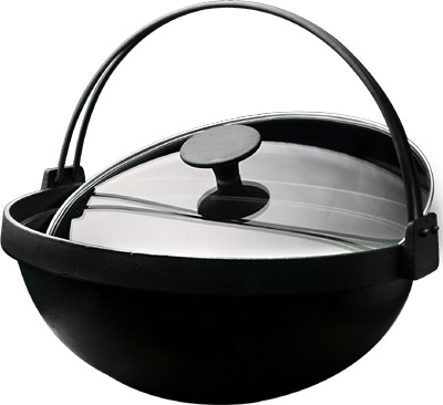 [ POT, CAST IRON, GLASS COVER, 1 ]