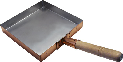 [ EGG PAN, COPPER, 21 X 21 CM -  ]