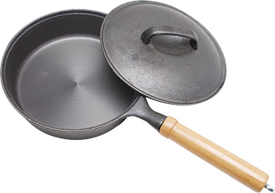 POT, CAST IRON W HANDLE, 8