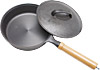 [ POT, CAST IRON W HANDLE, 8" DIA X 2" H ]