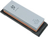 [ SHARPENING STONE,  7"X2.5", PLASTIC BASE ]