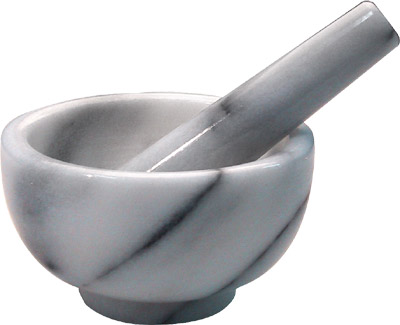 [ MORTAR & PESTLE, MARBLE, 4