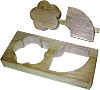 [ SUSHI MOULD, WOOD,  7" X 3" X 1" ]