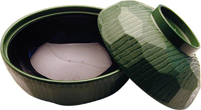 [ BOWL, W/COVER, SCALE PATTERN,  ]