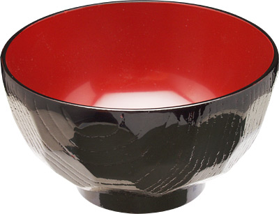 BOWL, SCALE PATTERN, BLACK, 4.5