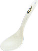 [ LADLE, EGGPLANT,  9" MELAMINE ]