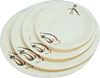 [ DISH, ROUND, EGGPLANT,  6.5" MELAMINE ]