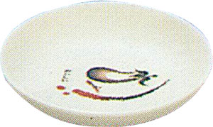 [ SAUCER, ROUND, EGGPLANT, 3.85