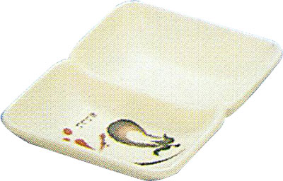 [ SAUCER, 2 COMP., EGGPLANT, 5