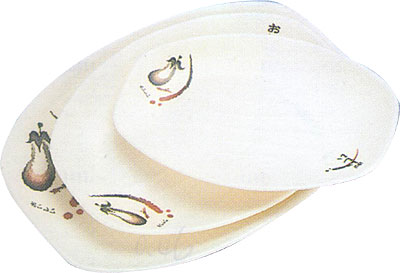 [ PLATE, ROUND HEXAGON, EGGPLANT ]