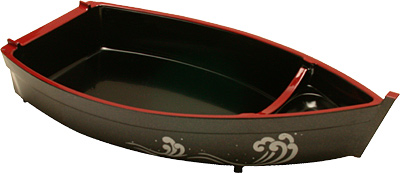 [ SASHIMI BOAT, MELAMINE, 33X17  ]