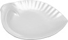 [ PLATTER, MELAMINE, SHELL, WHITE, 21-5/8" ]