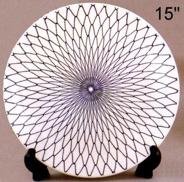 [ SASHIMI & SUSHI PLATE, ROUND,  ]