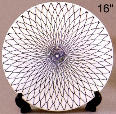 [ SASHIMI & SUSHI PLATE, ROUND,  ]