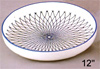 [ SASHIMI & SUSHI PLATE, ROUND, 12" ]