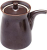 [ SAUCE POT, DARK BROWN, 2.25" D X 3.75" H ]