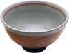 [ BOWL RICE (KABU RED), 4.5" DIA. ]