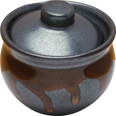 JAR, W LID, BLACK, 3