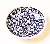 [ PLATE, (SEIKAIHA WAVES), 4