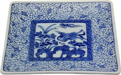 [ SAUCER, SQ. (SOMETSUKE), 3.75