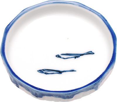 [ SAUCE PLATE, FISH, 3