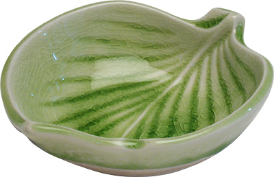 [ SAUCER (GREEN LEAF), 4