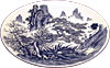 [ PLATE (LANDSCAPE DESIGN), 18.5" ]