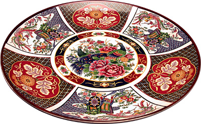 [ PLATE (NEW IMARI DESIGN), 19.5 ]
