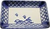 [ PLATE (CHIDORI BIRDS), 7" X 4-3/4" ]