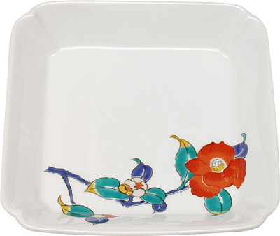 [ PLATE, FLOWER, SQ, 5.75