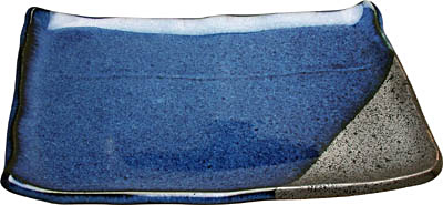 [ PLATE, NAMAKO BLUE, SQ, 9