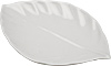 [ PLATE, LEAF SHAPED, PLAIN WHITE,  8" ]