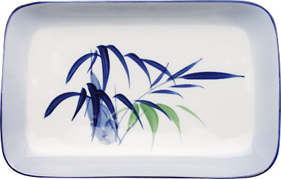 [ PLATE, BAMBOO, RECT,  9.5