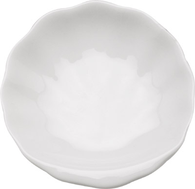 [ PLATE, SHELL SHAPED, PLAIN WHI ]