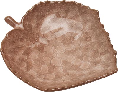 [ PLATE, LEAF, LIGHT PINK, 6