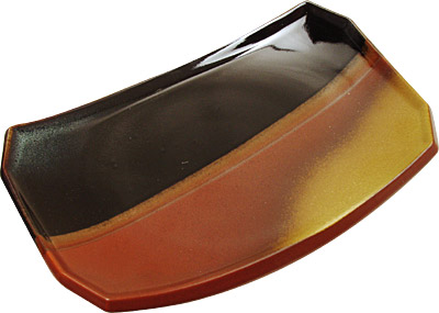 [ PLATE, BLACK/BROWN, 8.5