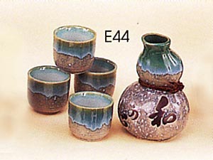[ SAKE SET, 4 CUPS, 